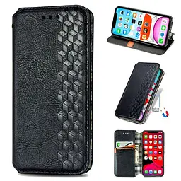 Чохол-книжка GETMAN Cubic Cover Case для Xiaomi 11T\11T Pro (Black) [66810] - мініатюра 2