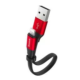 Кабель Baseus Nimble Cable USB to Lightning 2A 0,23m CALMBJ-B91 Black-Red