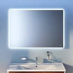 Дзеркало з інтер'єрним Led підсвічуванням Am.Pm X-Joy сенсорне 100 см M85MOX11001WG38, Білий - мініатюра 2