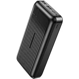 Універсальна мобільна батарея XO PB302 Light Display Power Bank 20000mAh Чорний