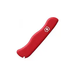 Накладка на ніж Victorinox 111мм червоний передня з лого (Va+)
