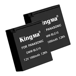 2-Pack KingMa Panasonic DMW-BLG10 комплект з 2 акумуляторів