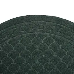 Килимок придверний Eco Fabric Луска півколо без кромки смарагд 40 х 60 см (4060-021) - мініатюра 7