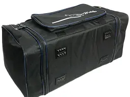 Спортивна сумка Wallaby 365 з розширенням 40/50 л 54(66)x25x30 см Чорна - мініатюра 6