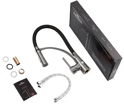 Змішувач для кухні Kroner KRP Ersel - GRP03393BLK (CV033800) - мініатюра 8