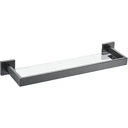 Полиця скляна VBI Jupiter black VBI-040609BL, Чорний матовий