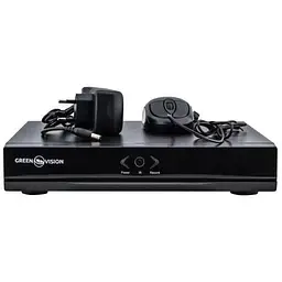Відеореєстратор IP зелений Vision GV-N-S012/09, чорний, 9xIP каналу, H.265, 1xRCA, 1xVGA, 1xHDMI, 1xSATA, LINUX, 2xUSB, 1xRJ45,