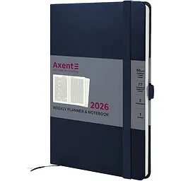 Щотижневик Axent 2026 Prime Strong 145 x 210 мм синій (8507-26-02-A)