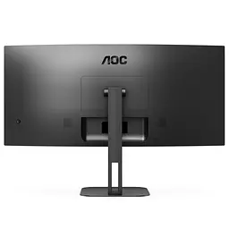 Монітор TFT 34 AOC CU34V5C/BK, WQHD, VA, 100Гц, 1 мс, вигнутий, HDMI, DP, USB-C, USB-hub, колонки, чорний - мініатюра 4