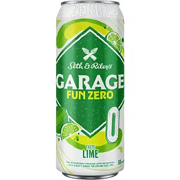 Пиво Seth&Riley's Garage Fun Zero №0 Lime, світле, 0%, з/б, 0,5 л (908437)