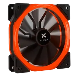 Вентилятор Vinga LED FAN-01 RED Black