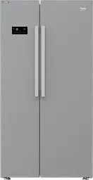 Холодильник SBS Beko GN164021XB 179х71х91см 2 двері холодильне відділення 368 л морозильне відділення 190 л A+ NF нержавіюча сталь (GN164021XB)