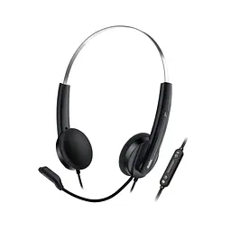 Навушники Genius HS-220U USB-C Black (31710032401) - мініатюра 1