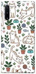 TPU чохол Demsky Cats pattern для Samsung Galaxy Note 10