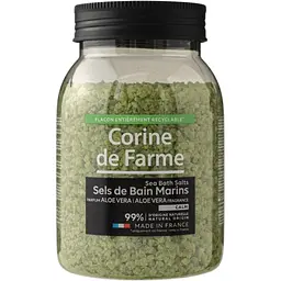 Сіль морська для ванни Corine de Farme Алое вера 600 г