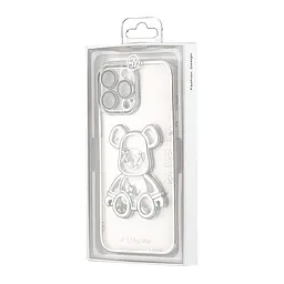 Чохол Shining Bear Case Protected Camera iPhone 13 Pro Max Silver - мініатюра 2