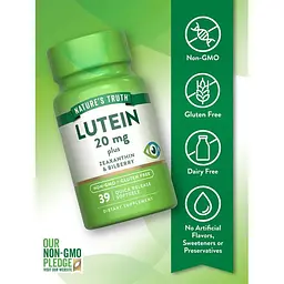 Лютеїн, зеаксантин та чорниця Nature's Truth Lutein 39 гелевих капсул швидкого вивільнення (NTH-10074) - мініатюра 3
