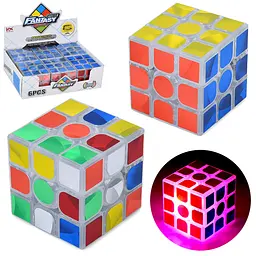 Кубик-головоломка 3×3 5,5 см зі світлом, на батарейках
