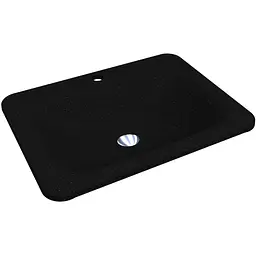 Умивальник Miraggio California mirastone black 0000386, Чорний матовий