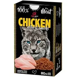 Ласощі для котів Alpha Spirit Cat Chicken Natural Snacks з куркою 80 г (8436586311797)