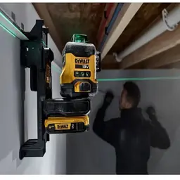 Лазерний нівелір DeWALT 18В XR Li-Ion, зелений промінь, 2Ah, ЗУ, кейс (DCLE34031D1) - мініатюра 4