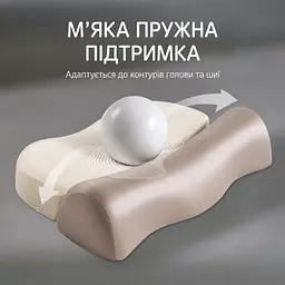Ортопедична ергономічна подушка 2 в 1 Solve 50 x 35 x 11 см (KT8001219) - мініатюра 8