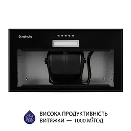 Витяжка повновбудована MINOLA HBI 5614 BL 1000 LED - мініатюра 5