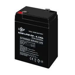 Акумулятор AGM LPM 6V - 4.5 Ah - мініатюра 3