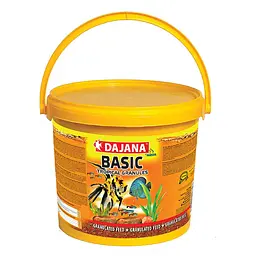 Корм для всіх видів тропічних акваріумних риб у гранулах Dajana TROPI GRAN BASIC 5 л/2.6 кг
