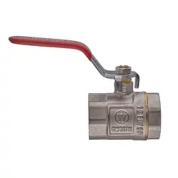 Кран кульовий Ггв, ручка "важіль" червона Waterpro WP602-25FFL - 1" Ffl WP0137