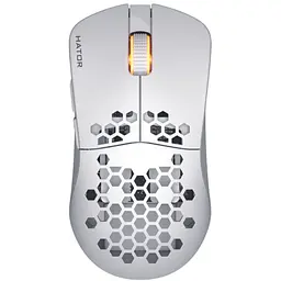Мишка Hator Stellar Wireless/Bluetooth/USB White (HTM651)
