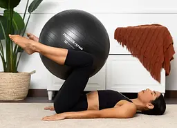 М'яч для фітнесу (фітбол) Power System PS-4013 Ø75 cm PRO Gymball Black (4013BK-0) - мініатюра 8