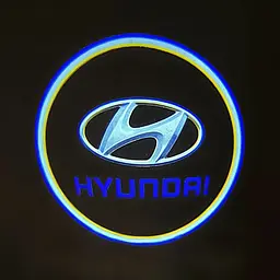 Картридж-вставка логотипу Hyundai №55 на двері 1 шт. (Blue)