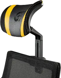 Геймерське крісло GT Racer чорне з жовтим (X-6674 Black/Yellow) - мініатюра 15