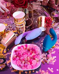 Лубрикант Womanizer Duo 2 + 50 мл - Вібратор з вакуумним стимулятором, 20.3х3.5 см бузковий - мініатюра 10