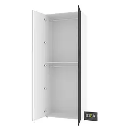 Шафа для одягу з двома штангами С-7.3 Білий/Чорний Idea - мініатюра 4