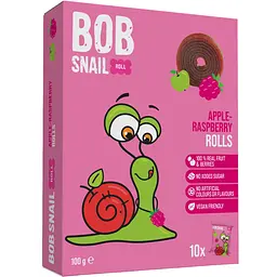 Фруктовые яблочно-малиновые конфеты Bob Snail 100 г (10 шт. х 10 г)