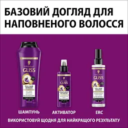 Відновлюючий експрес-кондиціонер Gliss Full Hair Wonder 200 мл - мініатюра 8