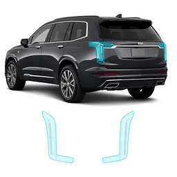Антигравійна захисна бронеплівка за лекалами для Cadillac XT6 I 2019- задні ліхтарі стопи