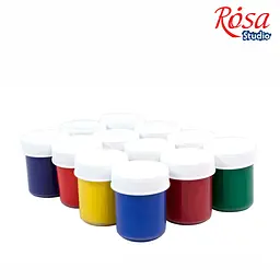 Набір гуашевих фарб Classic 12х40 мл ROSA Studio (4823098526544) - мініатюра 4