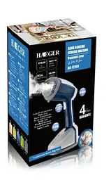 Відпарювач для одягу ручний пароочисник HAEGER1 (HG-1226B) 350ml 1200W - мініатюра 3