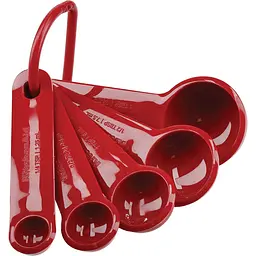Набір мірних ложок KitchenAid Universal червоний 5 шт. (KQG057OHERE) - мініатюра 2
