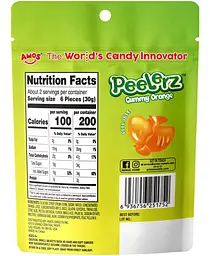 Желейні цукерки Amos Peelerz Peelable Gummy Orange 170г - мініатюра 8