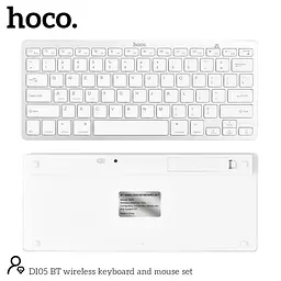 Набір Миша та клавіатура HOCO BT wireless keyboard and mouse set DI05 (Ukr/Ru/En) - мініатюра 4