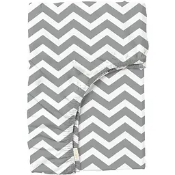 Простирадло Cosas на резинці 80х190х25 grey zigzag cs1, сірий (ZigGrey_80х190х25)