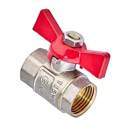 Кран кульовий Waterpro WP602-15FFW - 1/2" ГГМ (сталевий метелик) WP3290