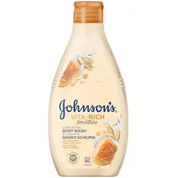 Гель для душу Johnson's Vita-Rich Доглядальний з йогуртом, вівсом і медом 750 мл (3574661387314)