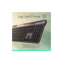 Клавіатура Logitech Slim Solar+ Bluetooth Graphite (920-013764) - мініатюра 4