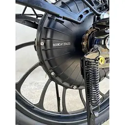 Електровелосипед Minako U20" 800W 60V 26Ah + вантажний посилений багажник чорний - мініатюра 6