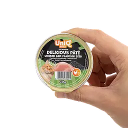 Смачний паштет UNIQ PETS CAT WET FOOD DELICIOUS з куркою та насінням подорожника, 30 г - мініатюра 8